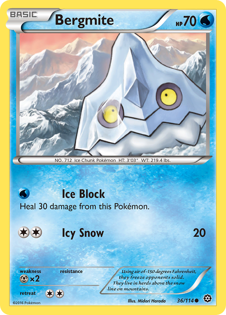 Bergmite (36/114) [XY: Steam Siege] | Odin's Place