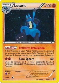 Lucario (80/113) (Cosmos Holo) [Black & White: Legendary Treasures] | Odin's Place
