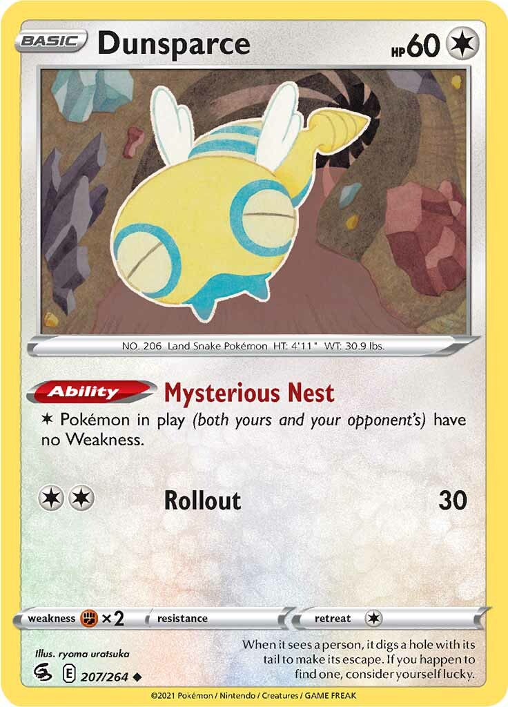 Dunsparce (207/264) [Sword & Shield: Fusion Strike] | Odin's Place