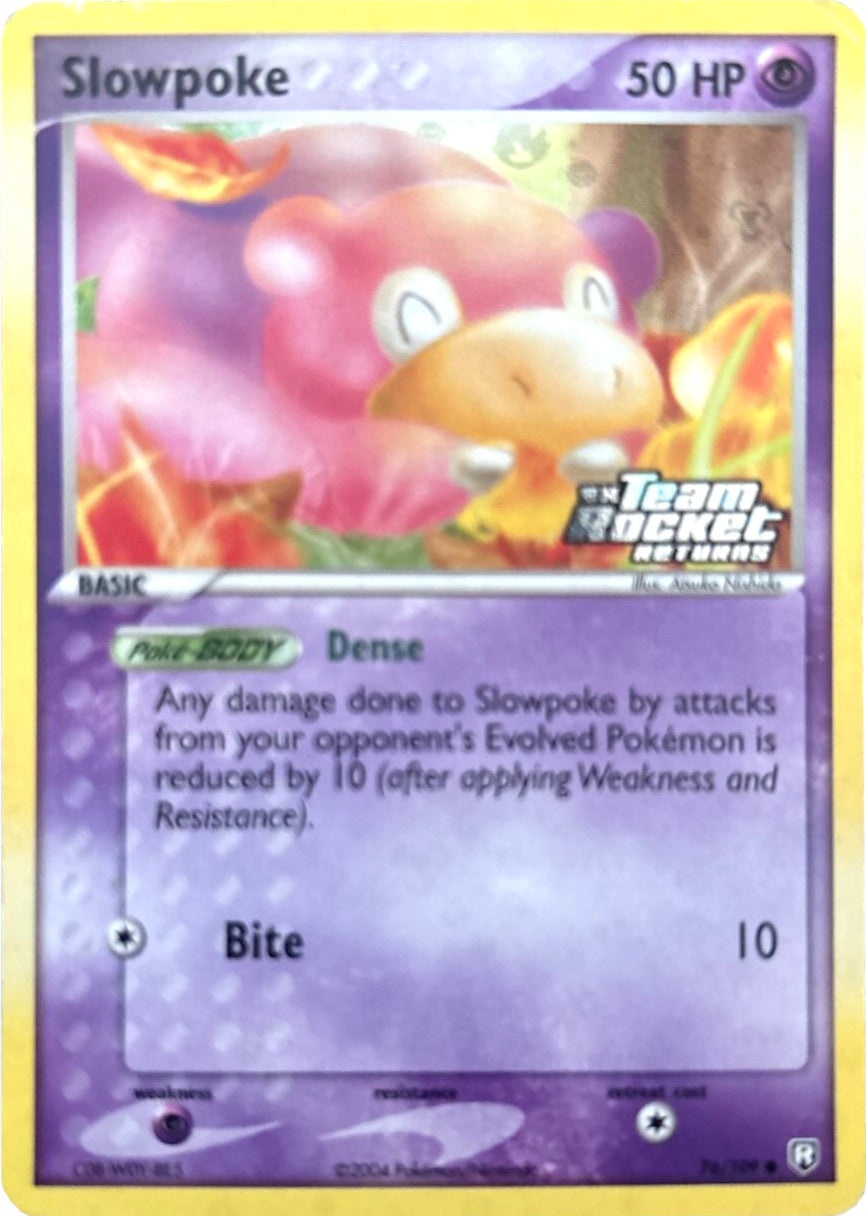 Slowpoke (76/109) (Stamped) [EX: Team Rocket Returns] | Odin's Place