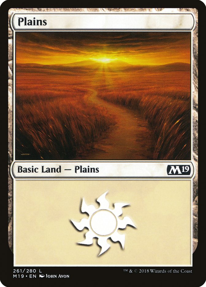 Plains (261) [Core Set 2019] | Odin's Place