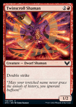 Twinscroll Shaman [Strixhaven: School of Mages] | Odin's Place