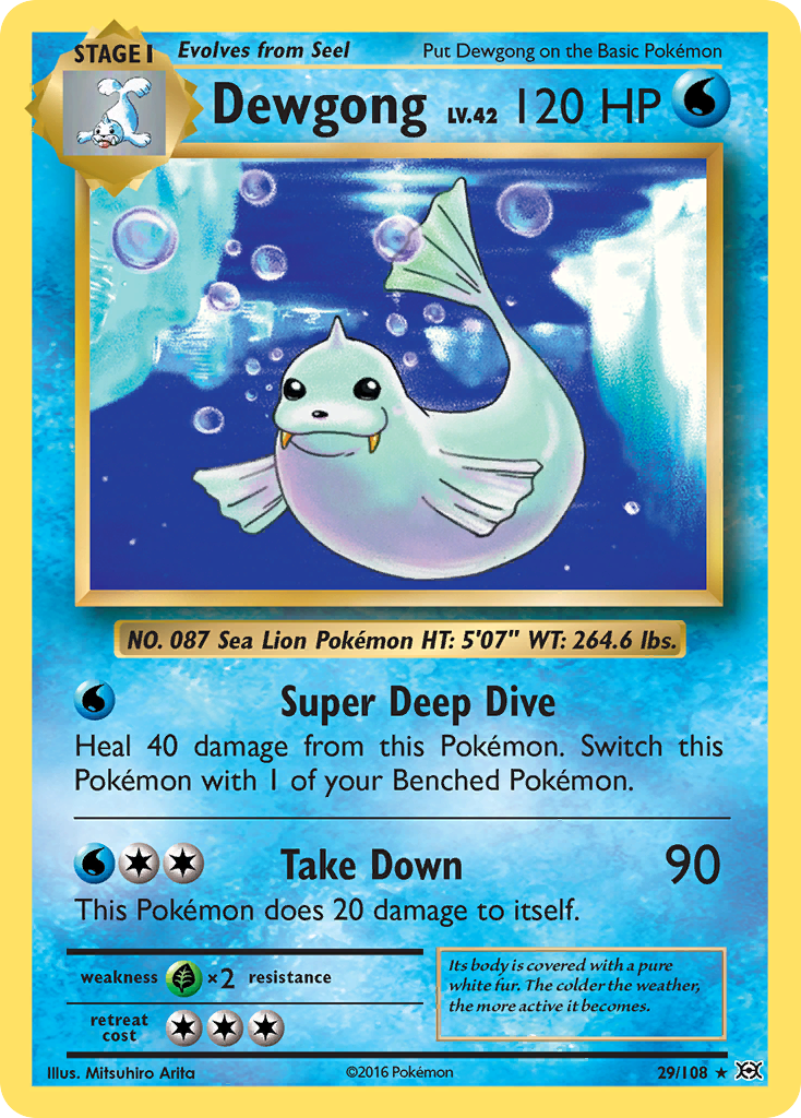 Dewgong (29/108) [XY: Evolutions] | Odin's Place