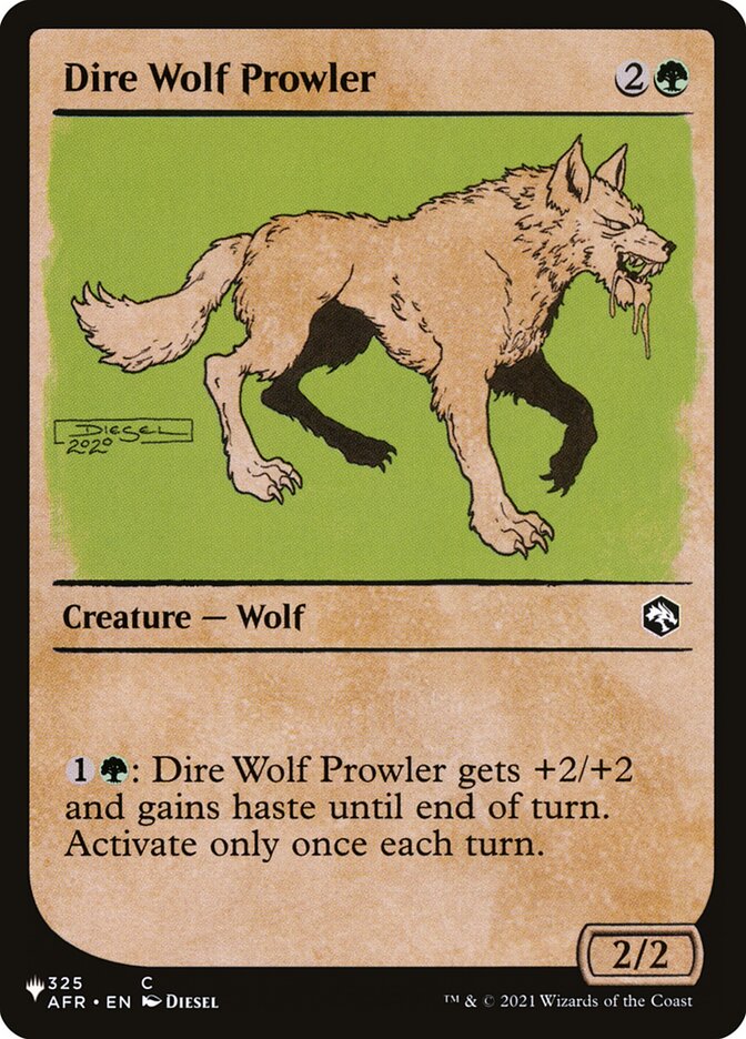 Dire Wolf Prowler (Showcase) [The List] | Odin's Place