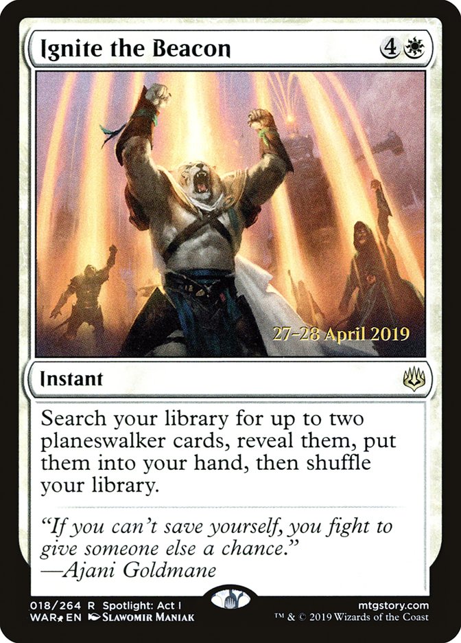 Ignite the Beacon (18) [War of the Spark Prerelease Promos] | Odin's Place