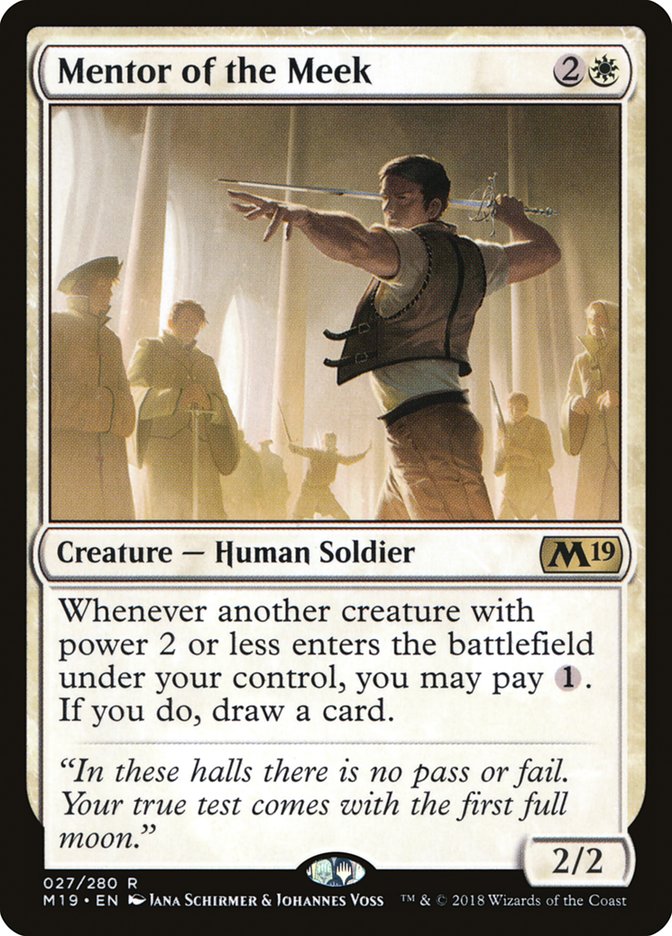 Mentor of the Meek (27) [Core Set 2019] | Odin's Place