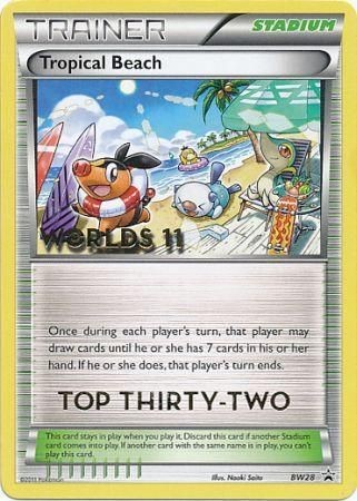 Tropical Beach (BW28) (Top 32) [Black & White: Black Star Promos] | Odin's Place