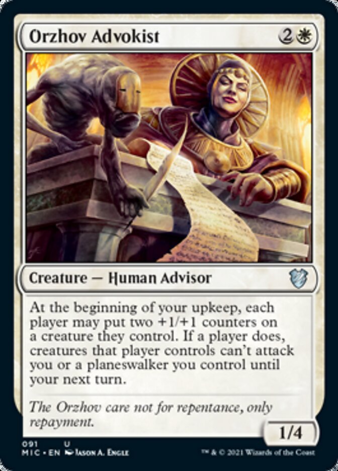 Orzhov Advokist [Innistrad: Midnight Hunt Commander] | Odin's Place