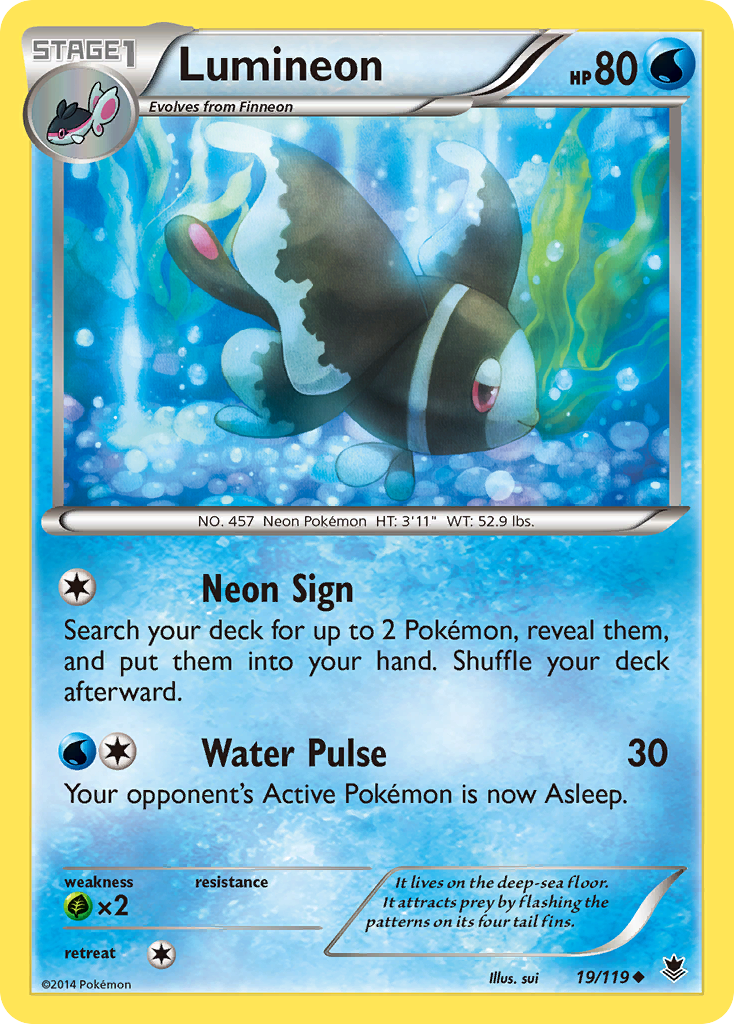 Lumineon (19/119) [XY: Phantom Forces] | Odin's Place