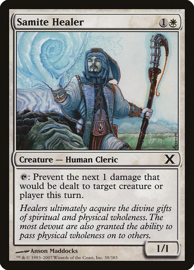 Samite Healer (38) [Tenth Edition] | Odin's Place