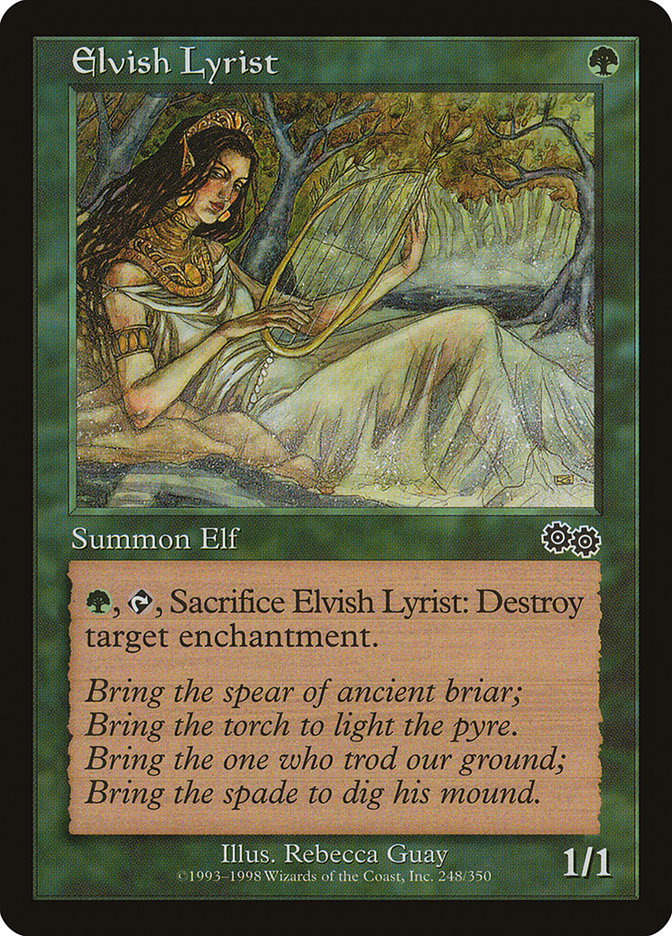 Elvish Lyrist (248) [Urza's Saga] | Odin's Place