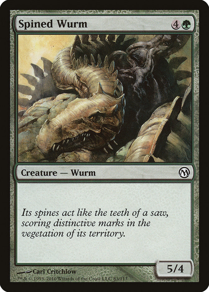 Spined Wurm (83) [Duels of the Planeswalkers] | Odin's Place