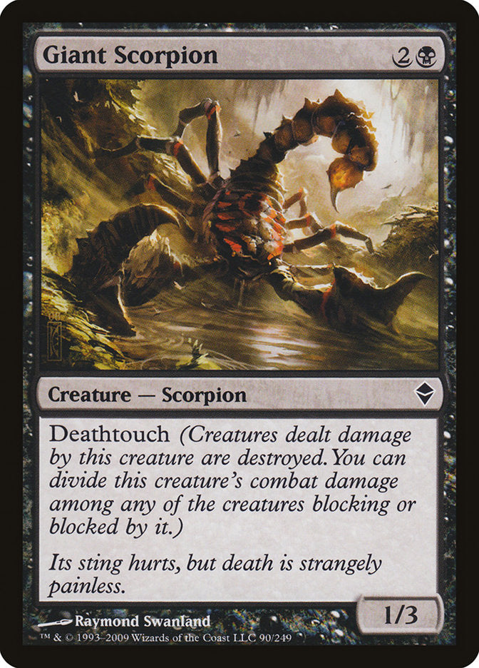 Giant Scorpion (90) [Zendikar] | Odin's Place