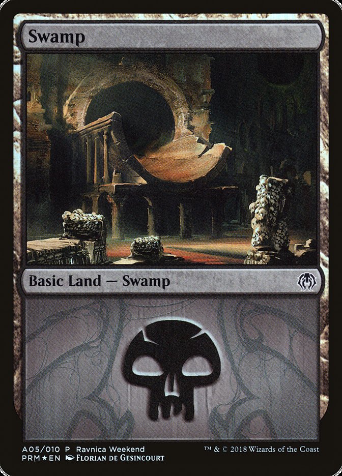 Swamp (A05) [Ravnica Allegiance Ravnica Weekend] | Odin's Place