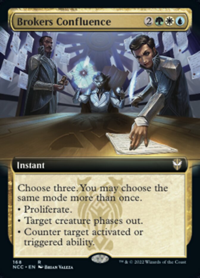 Brokers Confluence (Extended Art) [Streets of New Capenna Commander] | Odin's Place