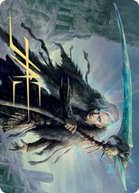 Egon, God of Death Art Card (Gold-Stamped Signature) [Kaldheim Art Series] | Odin's Place