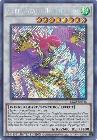 Cyber Slash Harpie Lady [DLCS-EN148] Secret Rare | Odin's Place