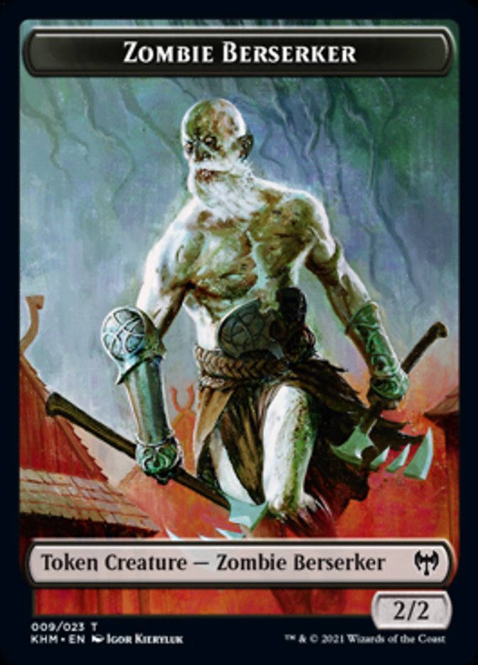 Zombie Berserker Token [Kaldheim Tokens] | Odin's Place