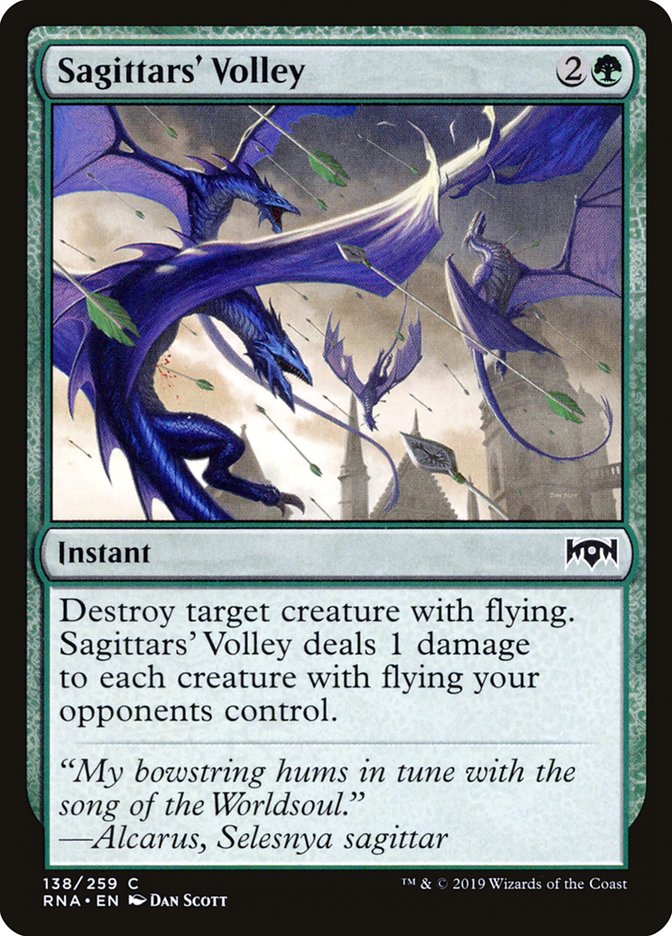 Sagittars' Volley (138) [Ravnica Allegiance] | Odin's Place