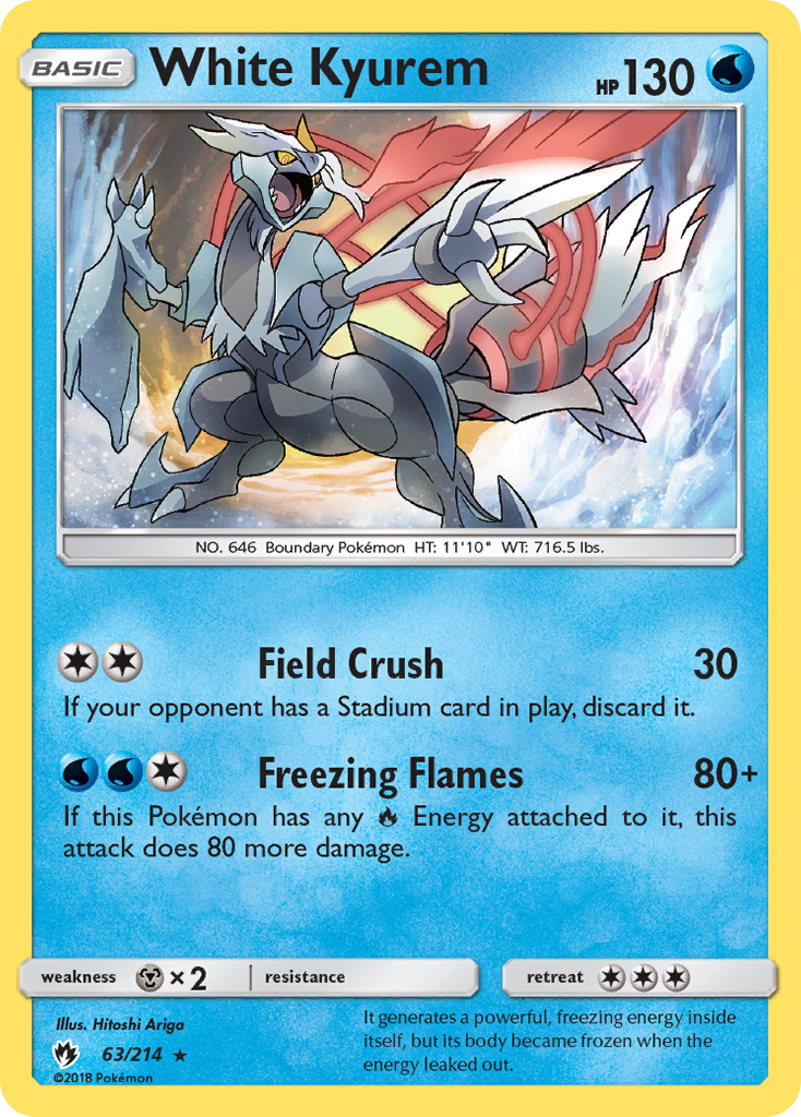 White Kyurem (63/214) [Sun & Moon: Lost Thunder] | Odin's Place