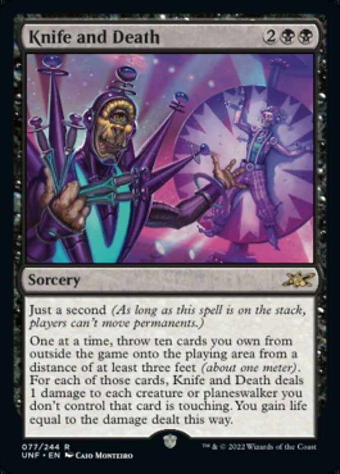 Knife and Death [Unfinity] | Odin's Place