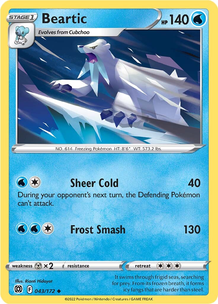 Beartic (043/172) [Sword & Shield: Brilliant Stars] | Odin's Place