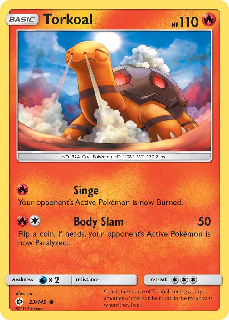 Torkoal (23/149) [Sun & Moon: Base Set] | Odin's Place