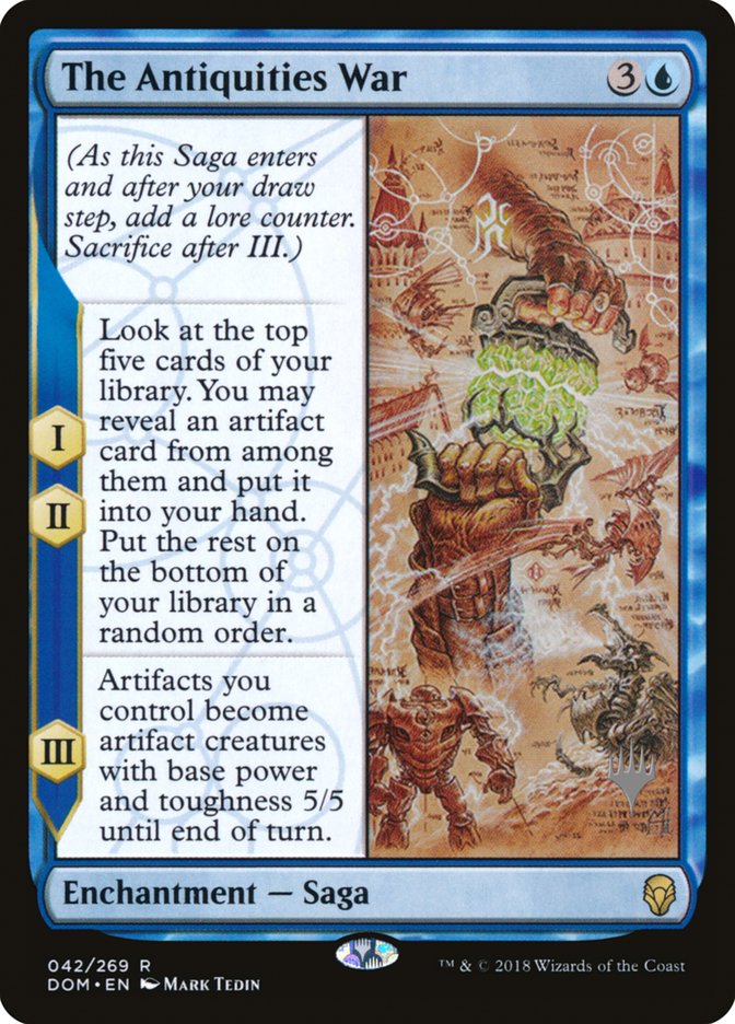 The Antiquities War (Promo Pack) [Dominaria Promos] | Odin's Place
