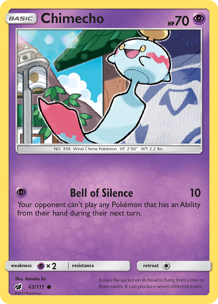 Chimecho (43/111) [Sun & Moon: Crimson Invasion] | Odin's Place