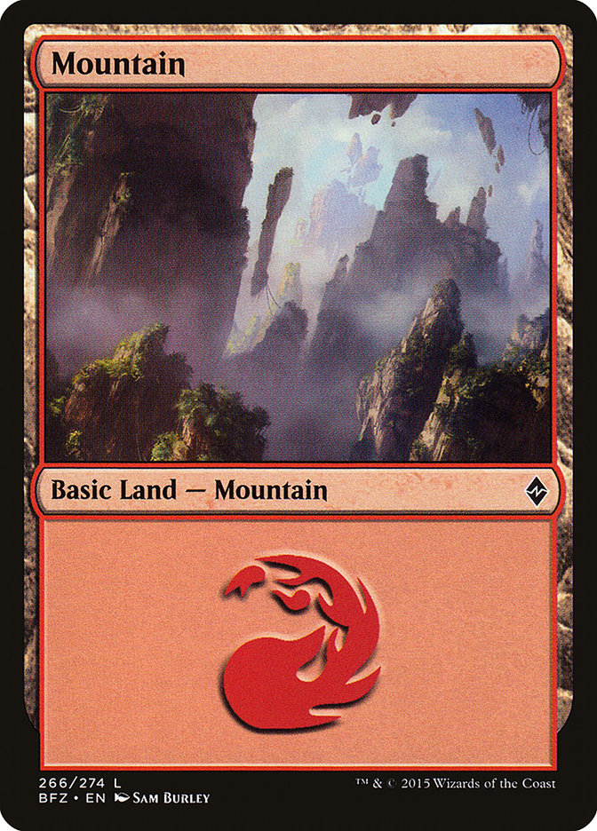 Mountain (266) [Battle for Zendikar] | Odin's Place