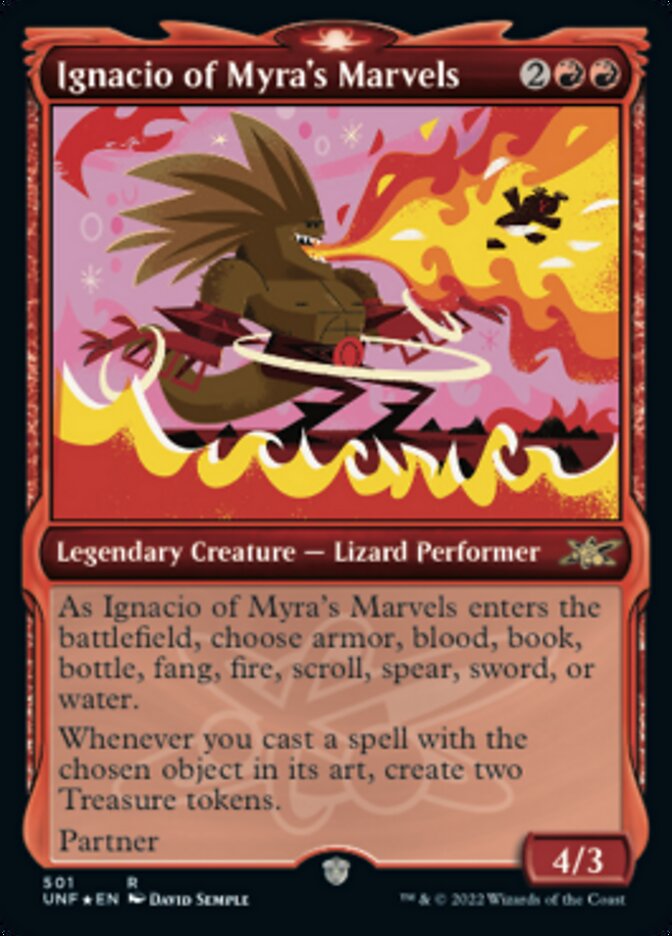 Ignacio of Myra's Marvels (Showcase) (Galaxy Foil) [Unfinity] | Odin's Place