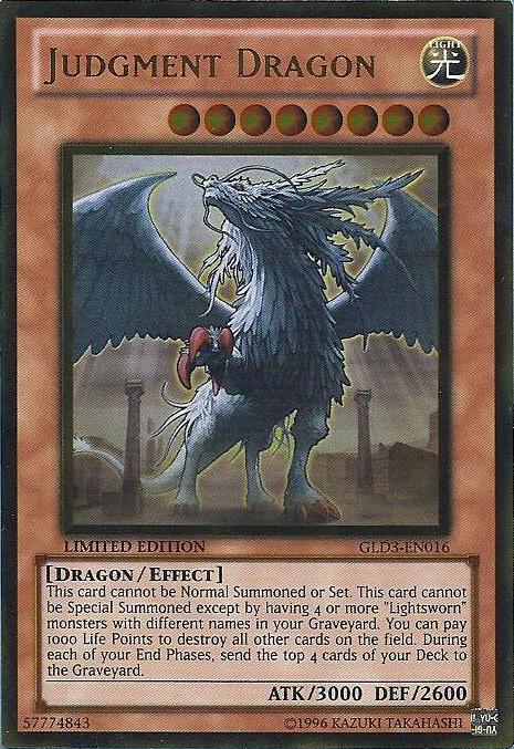 Judgment Dragon [GLD3-EN016] Gold Rare | Odin's Place