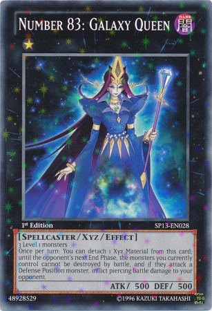 Number 83: Galaxy Queen [SP13-EN028] Starfoil Rare | Odin's Place