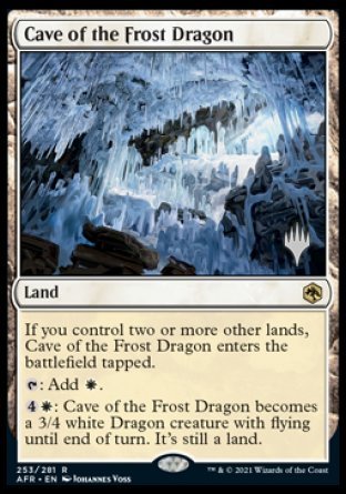 Cave of the Frost Dragon (Promo Pack) [Dungeons & Dragons: Adventures in the Forgotten Realms Promos] | Odin's Place