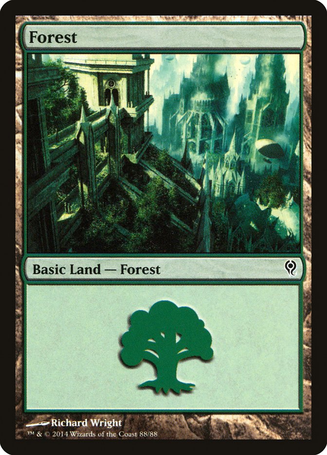 Forest (88) [Duel Decks: Jace vs. Vraska] | Odin's Place