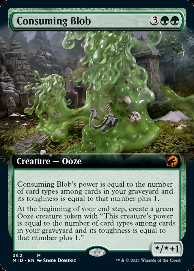 Consuming Blob (Extended Art) [Innistrad: Midnight Hunt] | Odin's Place