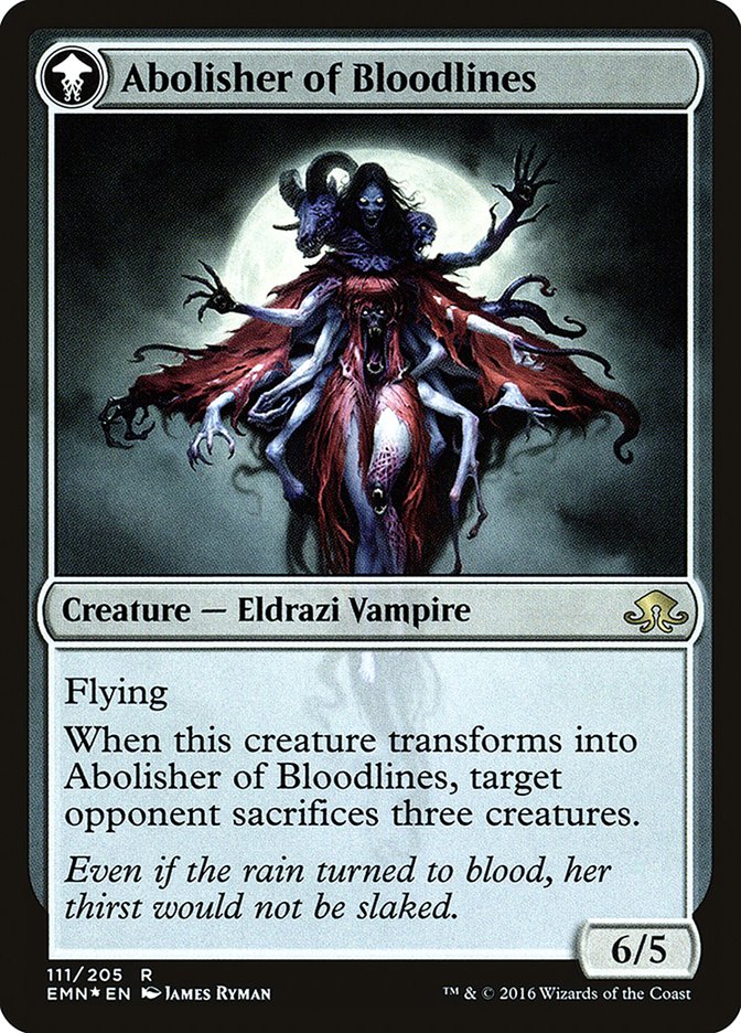 Voldaren Pariah // Abolisher of Bloodlines [Eldritch Moon Prerelease Promos] | Odin's Place