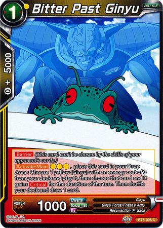 Bitter Past Ginyu (BT5-096) [Miraculous Revival] | Odin's Place