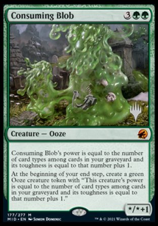 Consuming Blob (Promo Pack) [Innistrad: Midnight Hunt Promos] | Odin's Place