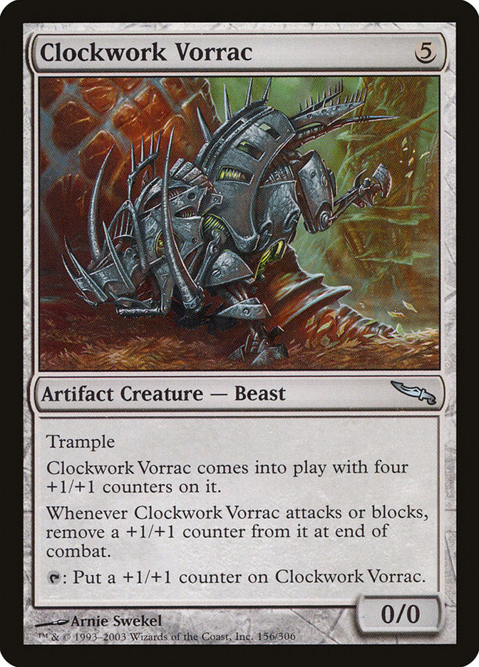 Clockwork Vorrac (156) [Mirrodin] | Odin's Place