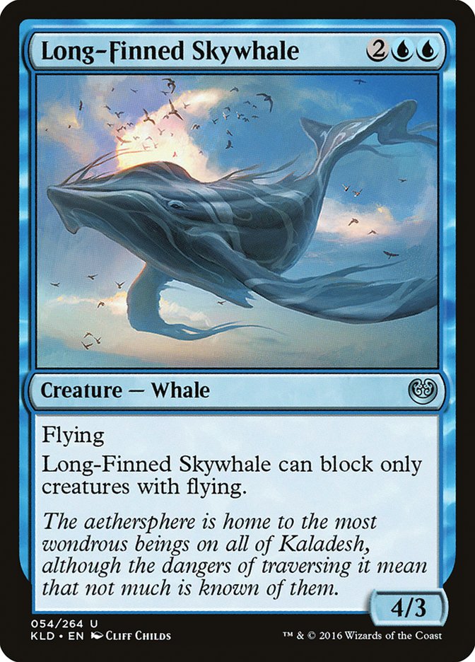 Long-Finned Skywhale (54) [Kaladesh] | Odin's Place