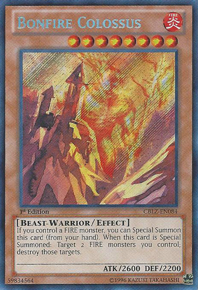 Bonfire Colossus [CBLZ-EN084] Secret Rare | Odin's Place