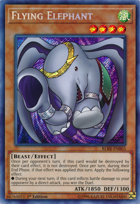 Flying Elephant [BLRR-EN003] Secret Rare | Odin's Place