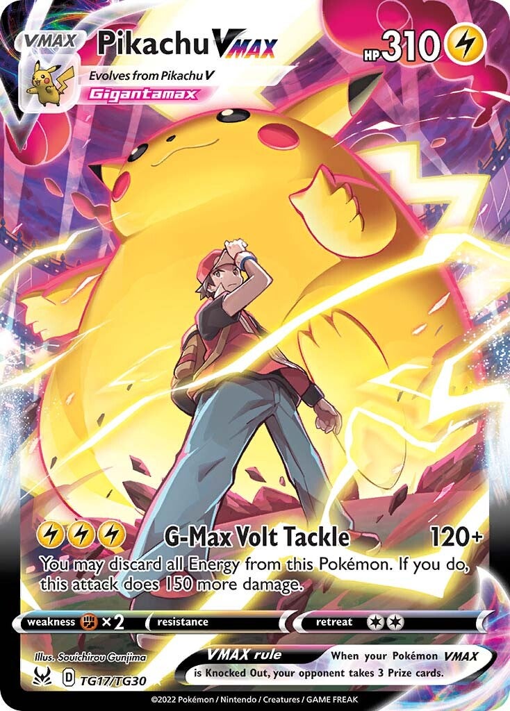 Pikachu VMAX (TG17/TG30) [Sword & Shield: Lost Origin] | Odin's Place