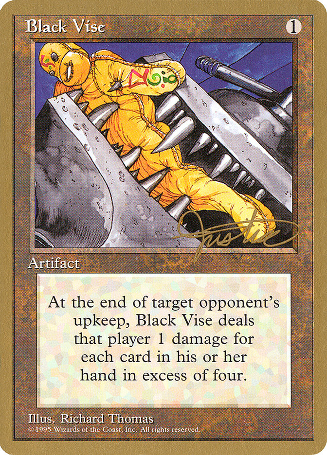 Black Vise (Mark Justice) [Pro Tour Collector Set] | Odin's Place