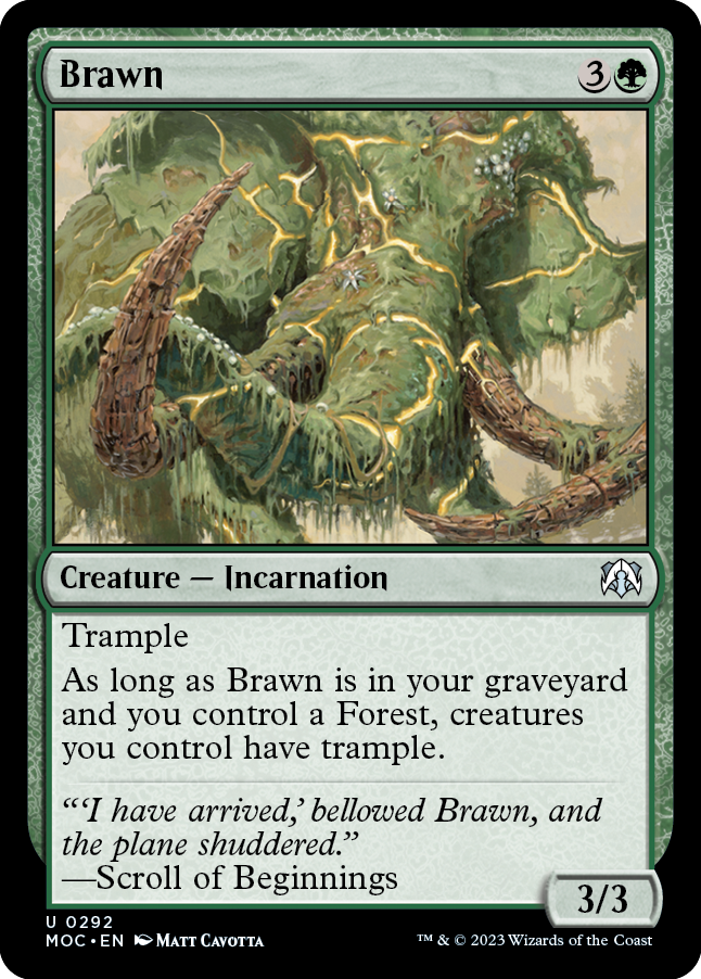 Brawn [March of the Machine Commander] | Odin's Place