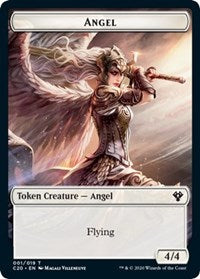 Angel // Elemental (010) Double-Sided Token [Commander 2020 Tokens] | Odin's Place