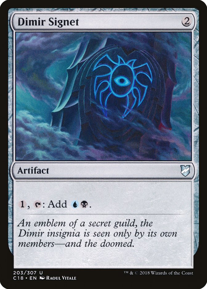 Dimir Signet (203) [Commander 2018] | Odin's Place