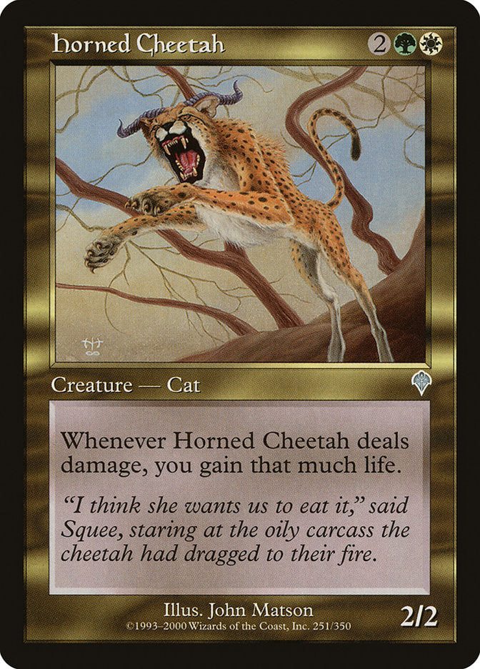 Horned Cheetah (251) [Invasion] | Odin's Place
