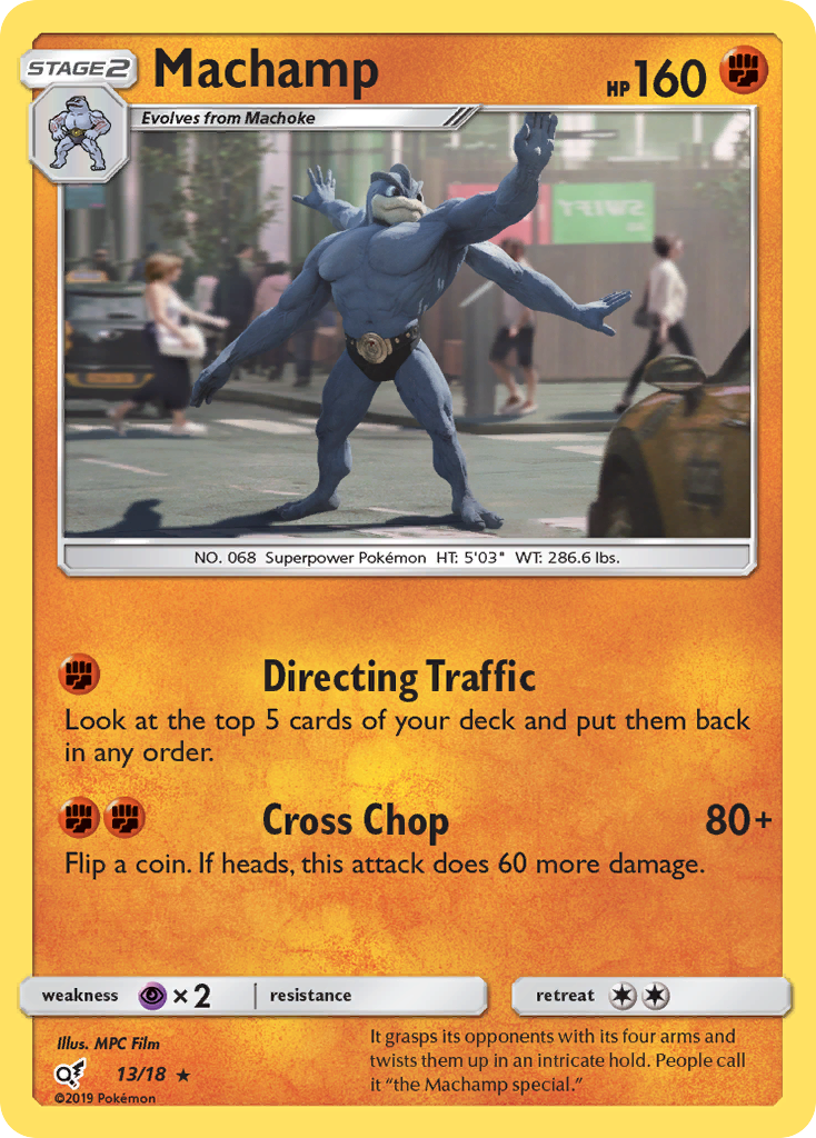 Machamp (13/18) [Sun & Moon: Detective Pikachu] | Odin's Place